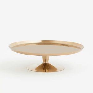 Gold Metal Cake Stand / NWT
